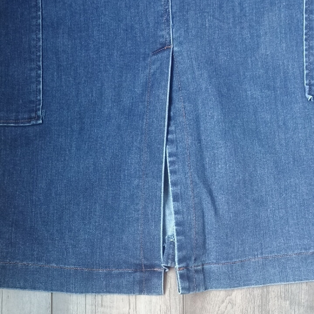 Democracy Blue Denim Cargo Skirt New With Tags - Picture 5 of 9